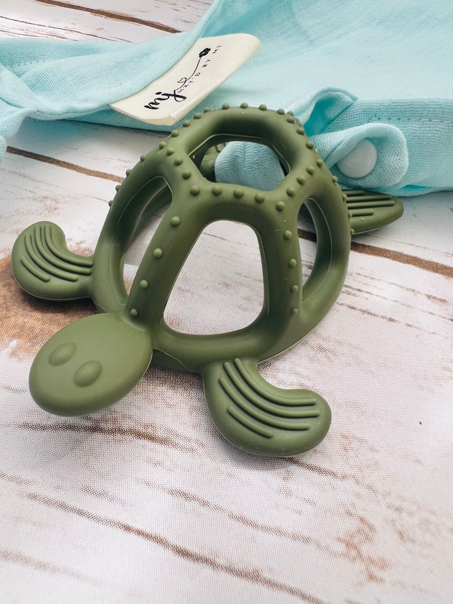 Turtle Teething Toy with Lovey