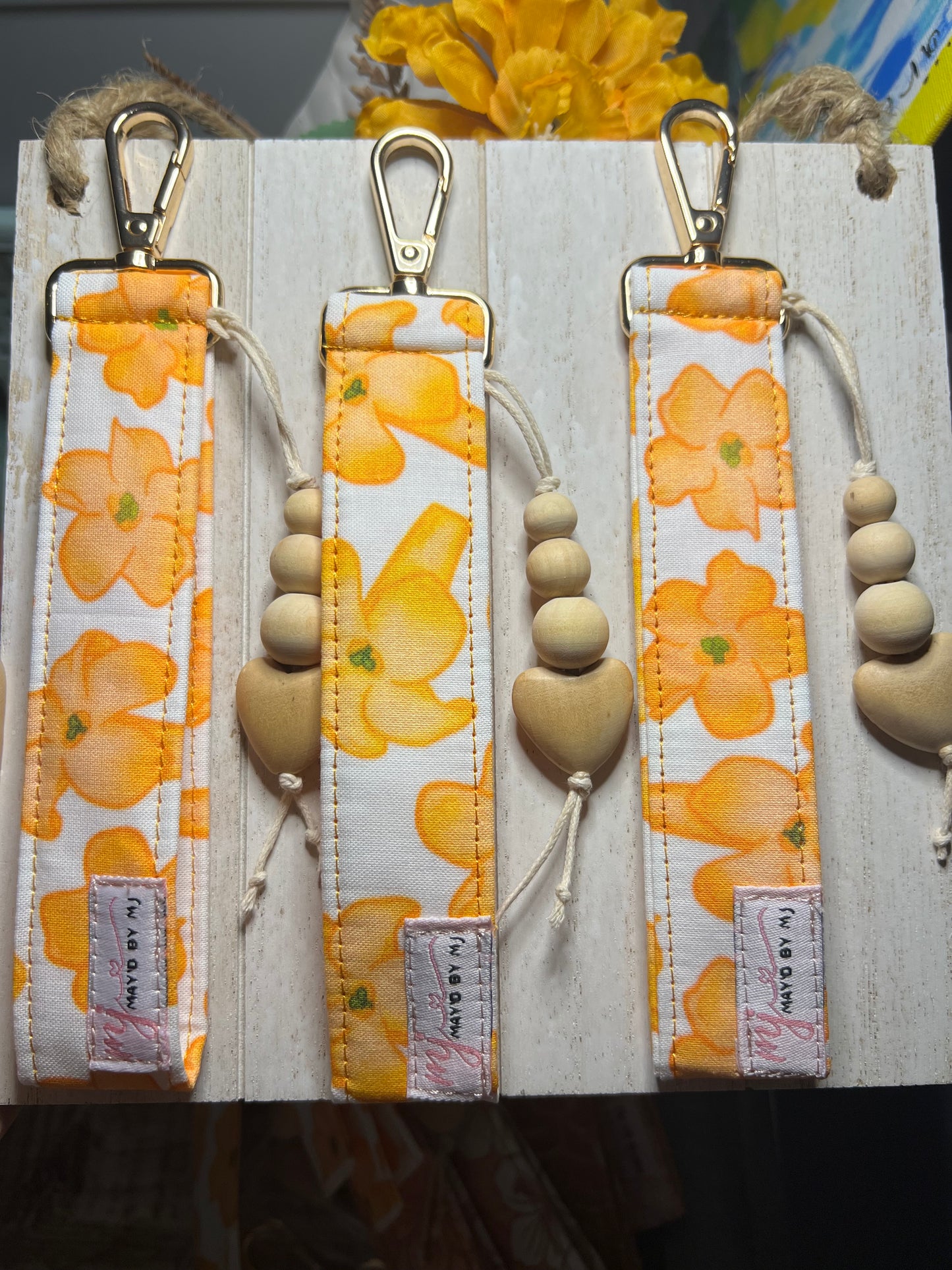 “PUAKENIKENI” Keychain Keyfob Wristlet