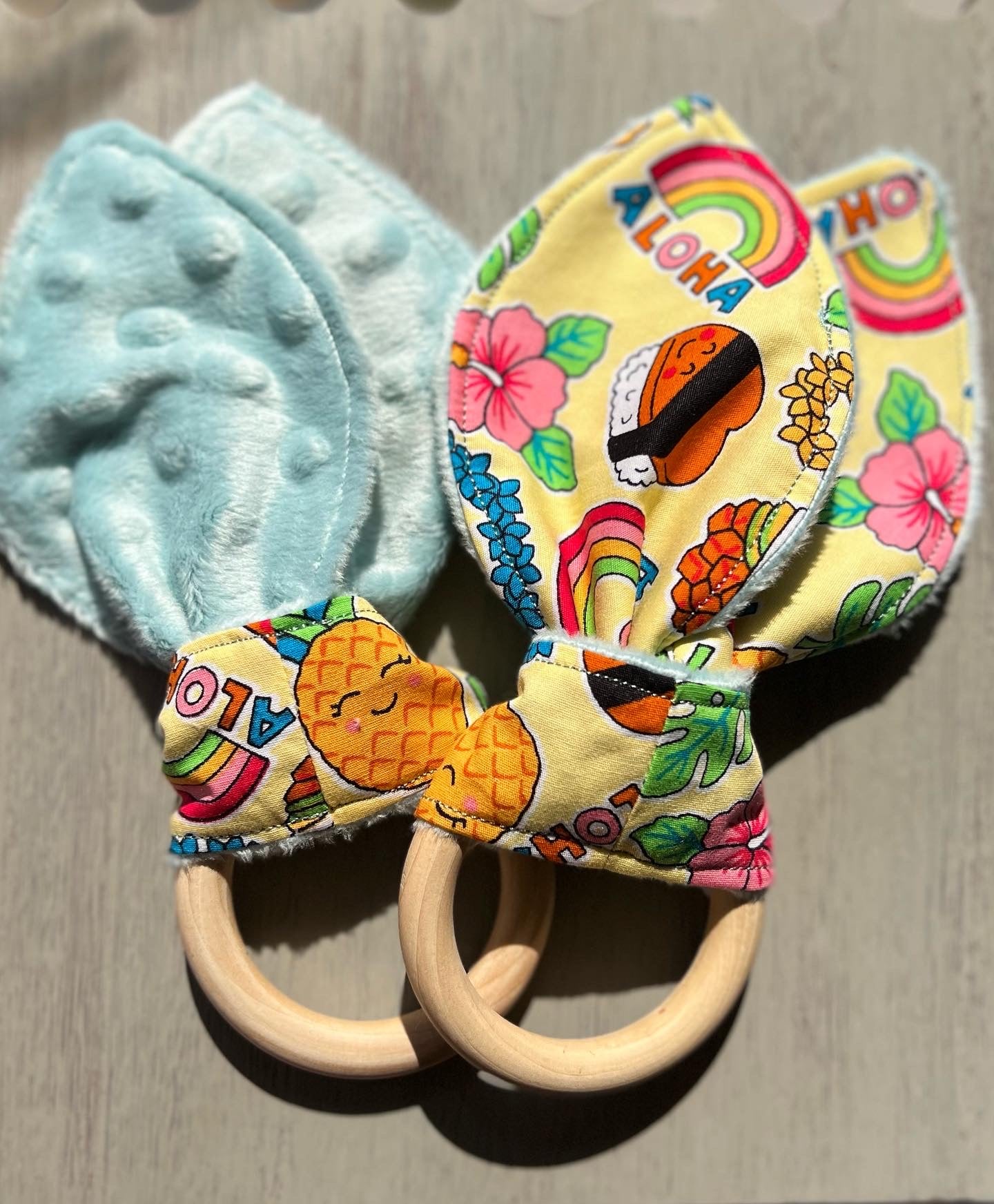 Aloha Wooden Teething Ring